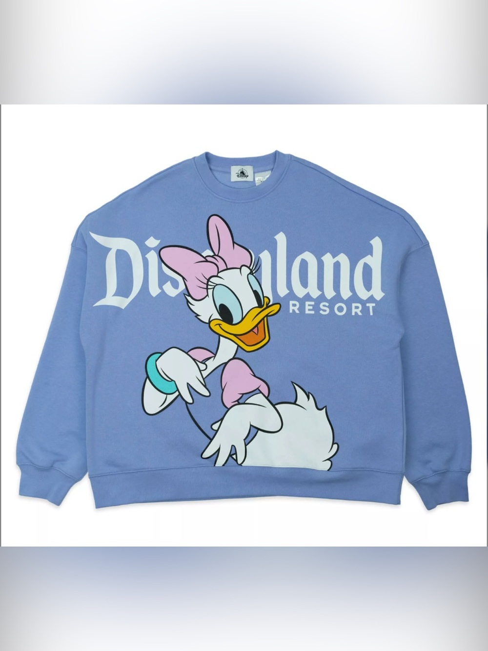 Daisy Duck Disneyland Resort Lavender Crewneck Sweatshirt